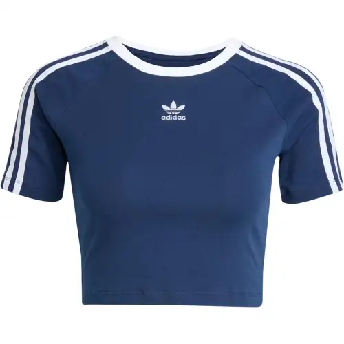 Adidas 3-Stripes cropped T-shirt