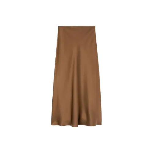 Loro Piana Casual Long Skirt Women's Brown
