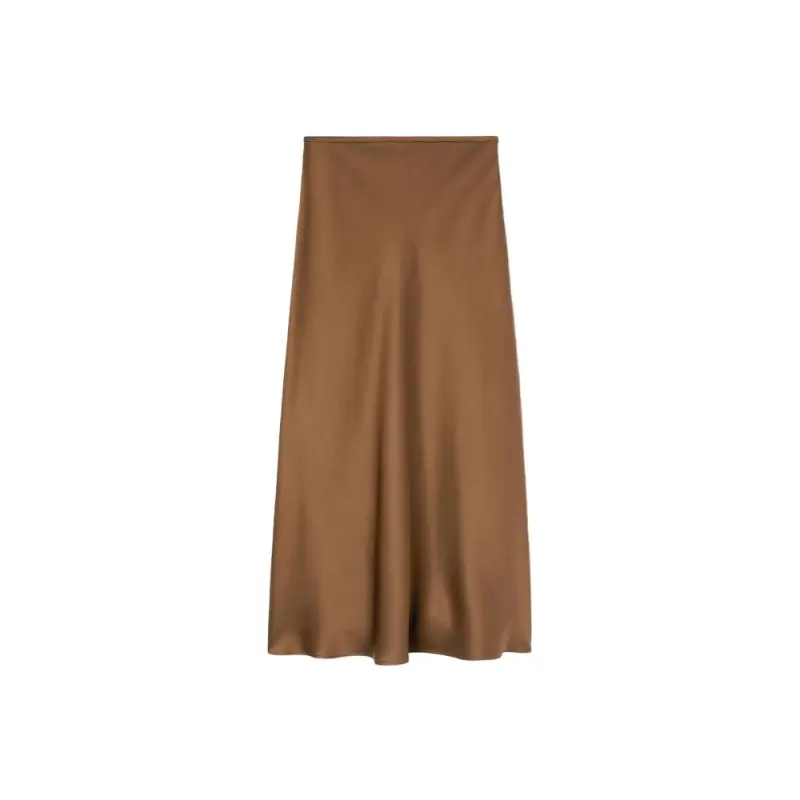 Loro Piana Casual Long Skirt Women's Brown