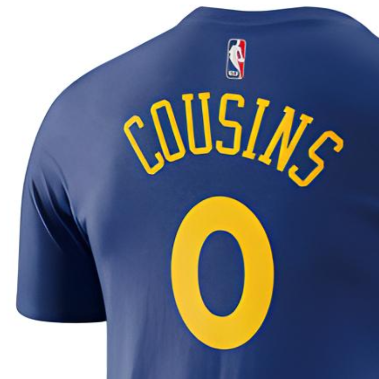 Мужская футболка Nike NBA Golden State Warriors (синяя) — фото 3