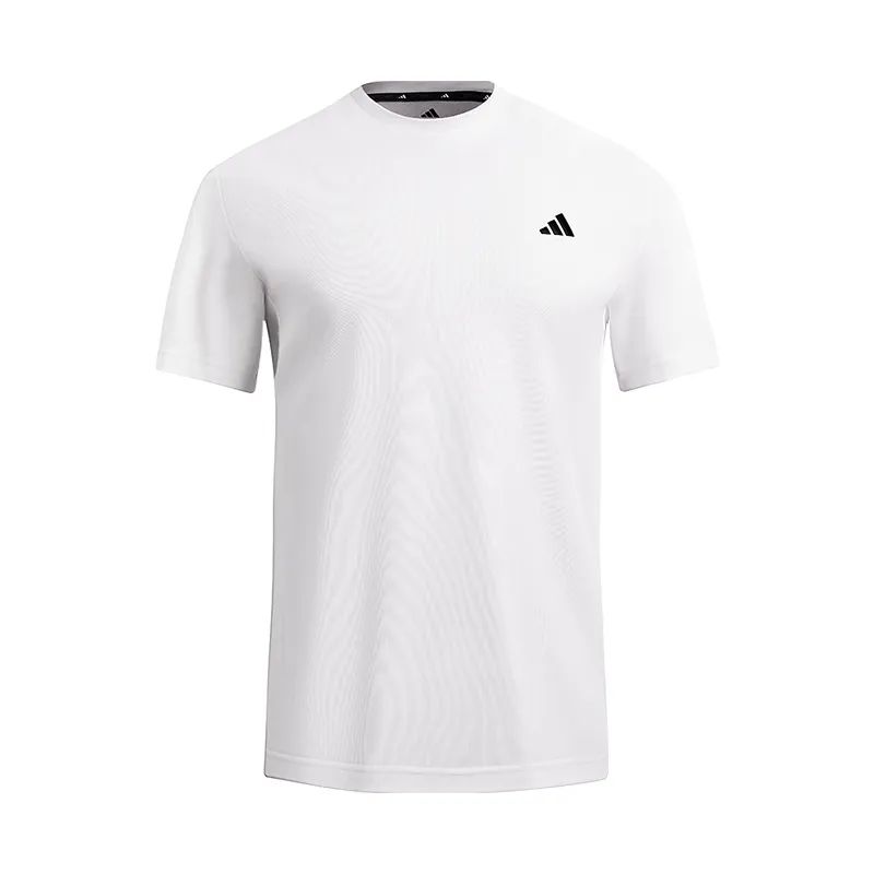 Adidas Sports Crew Neck Short Sleeved Men's White
