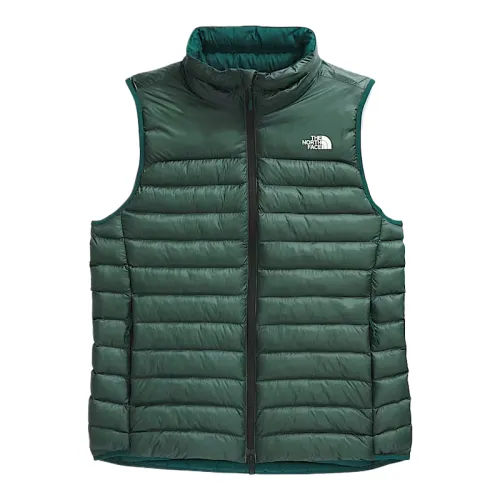 THE NORTH FACE Vests Women's Duck Green Stand Collar Moderate