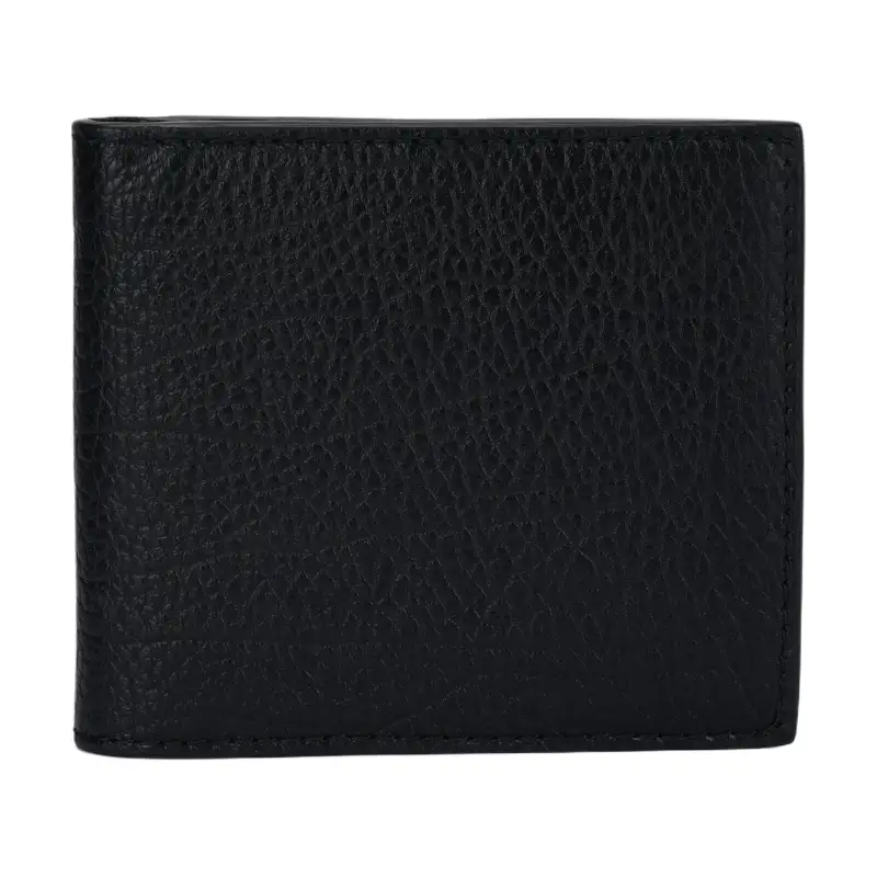 Burberry Calfskin Wallet Men's Black