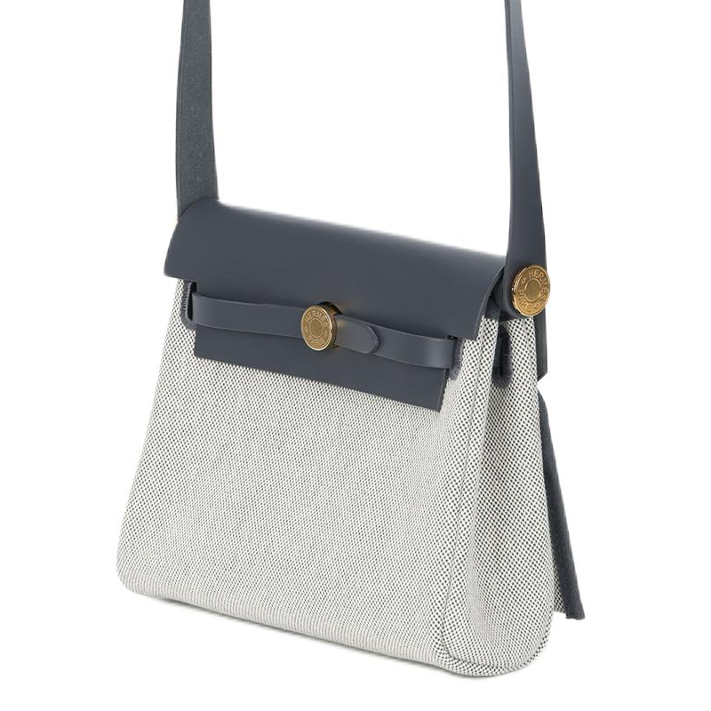 Сумка Hermes Herbag Zip 20 VikingHunter 20 (серо-бежевая) — фото 2