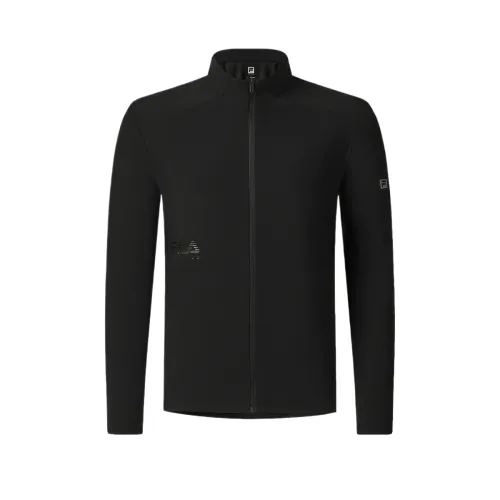 FILA Fitness Jackets Men's Pitch Black Stand Collar Moderate Other