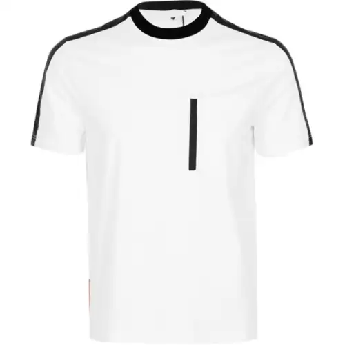 PRADA T Shirts Men's White Crew Neck
