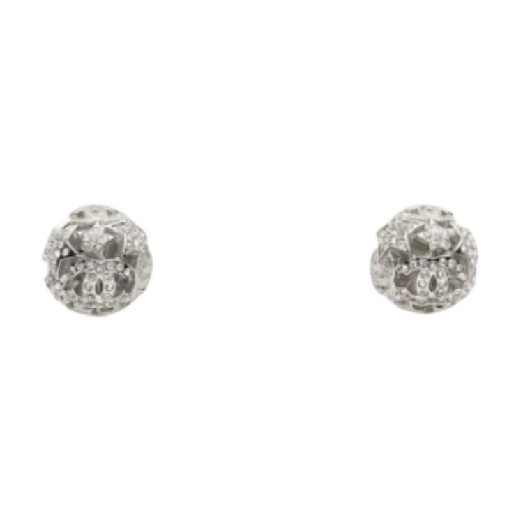 Серьги Chanel (серебристые)