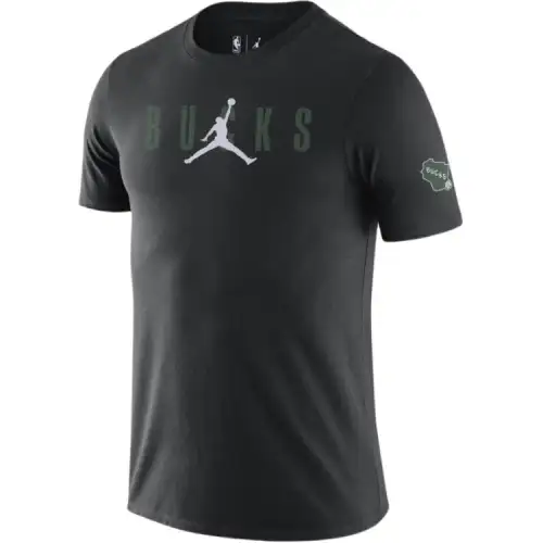 Jordan Nba Milwaukee Bucks Courtside T shirt