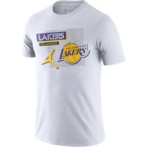 Jordan Nba Los Angeles Lakers Logo Dri Fit T shirt