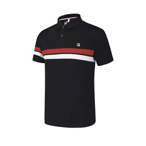 FILA Tennis Polo Shirt Men's RD Royal Blue