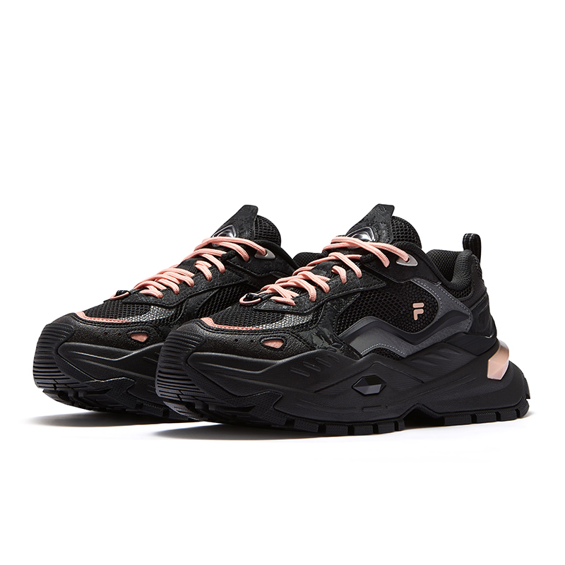 FILA FUSION BIANCO IV Candy Shoes 4 Low top Running Shoes Women’s Black Silver