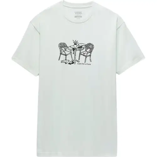 Vans T Shirts Unisex Mint Green Crew Neck