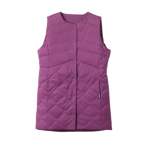FILA Golf Collection Vests Women's Purple V Neck Moderate