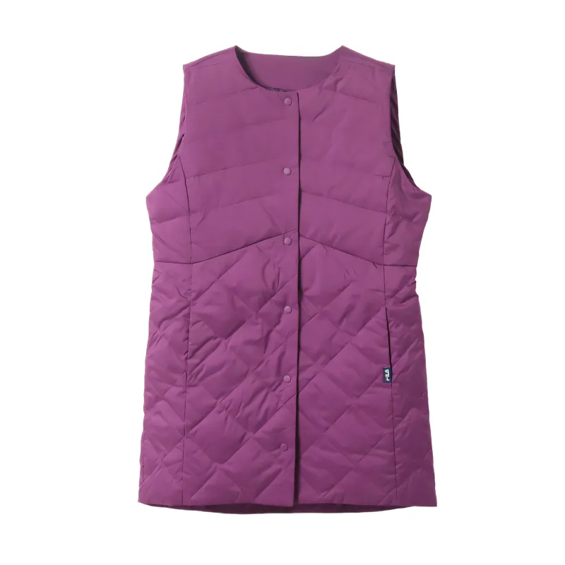 FILA Golf Collection Vests Women's Purple V Neck Moderate