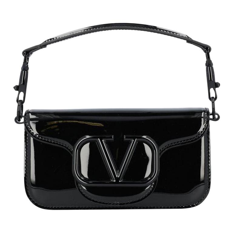 Женская сумка Valentino VLogo (черная)