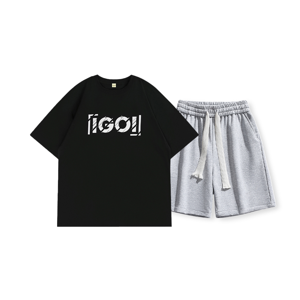 IGOI Short Sleeved Casual Sportswear Unisex