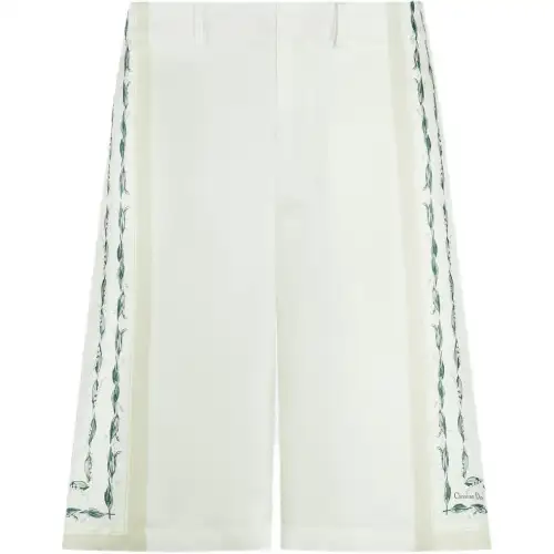 DIOR Casual Shorts Men's White Moderate