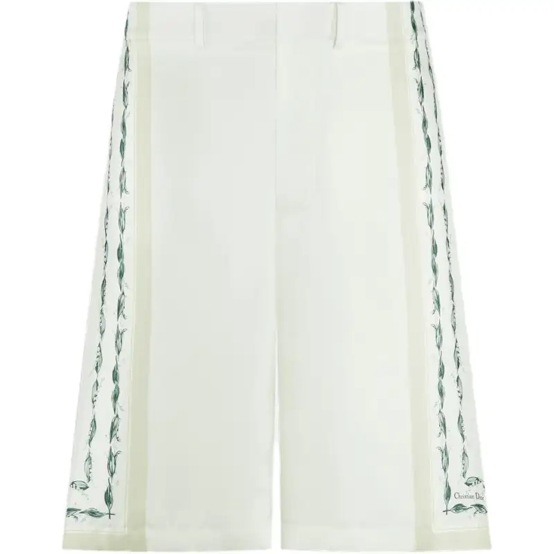 DIOR Casual Shorts Men's White Moderate