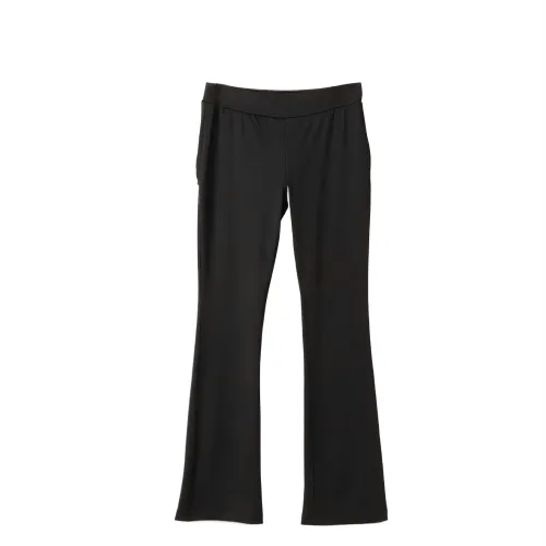 FILA Casual Pants Women's Black Moderate Straight Fit Pants