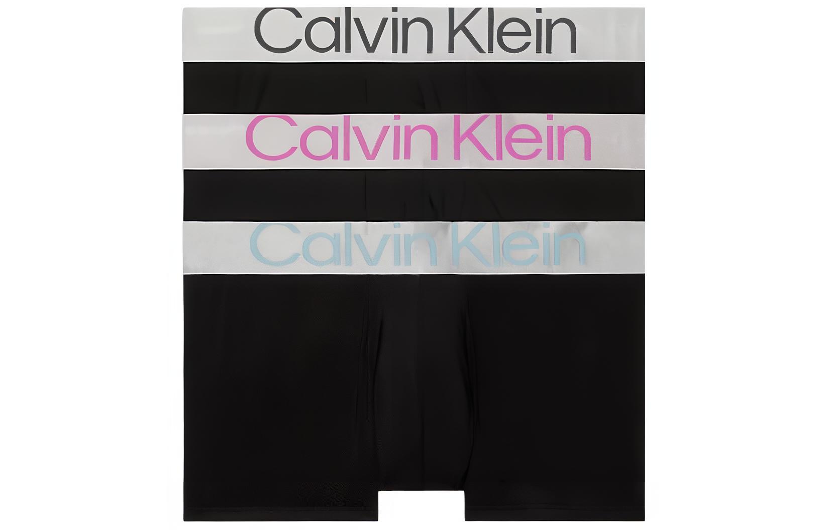 Мужские трусы-боксеры CALVIN KLEIN 3 пары (разноцветные)
