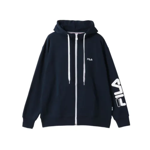 FILA Jackets Men's Marine Blue Hooded Moderate Other