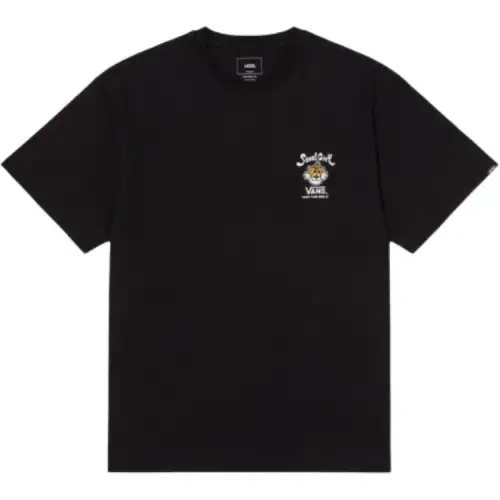 Vans T Shirts Men's Black Crew Neck