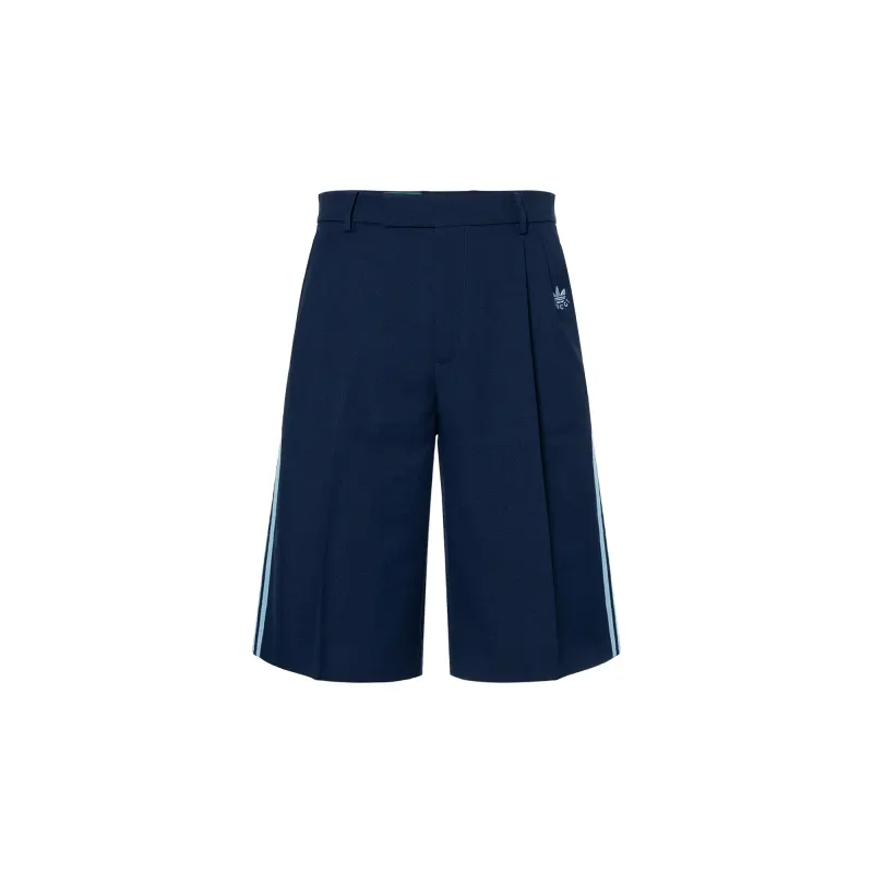 GUCCI x Adidas Originals Collaboration SS23 Casual Shorts Men's Blue