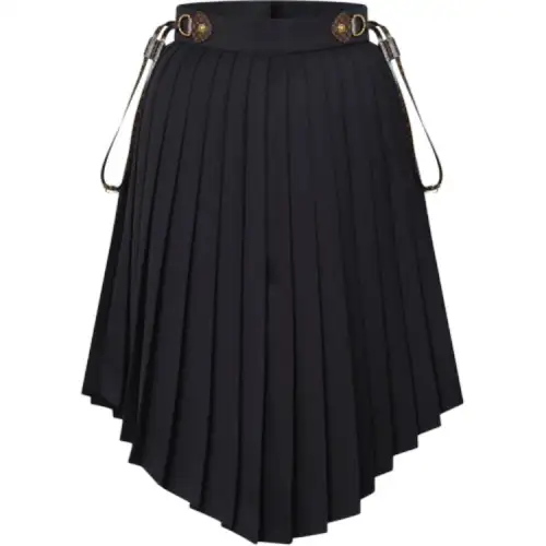 LOUIS VUITTON Casual Long Skirt Women's Black