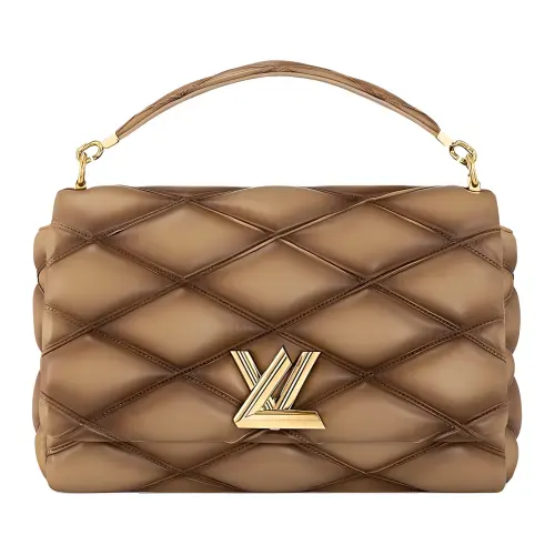 LOUIS VUITTON Cow Leather Shoulder Bag, Crossbody Bag, Handbag Women's Brown
