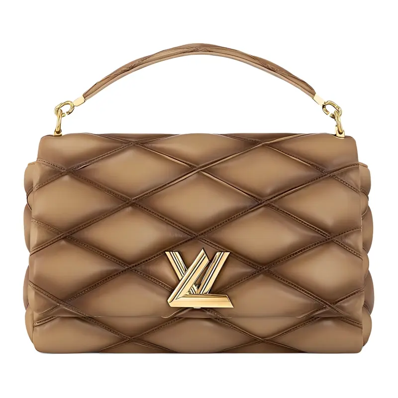 LOUIS VUITTON Cow Leather Shoulder Bag, Crossbody Bag, Handbag Women's Brown