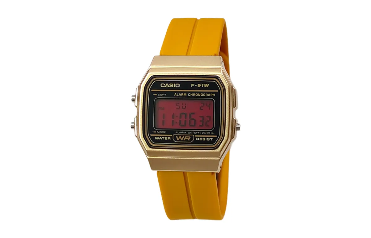 CASIO Custom Collection Quartz Movement Silicone Strap Watch Men's Watches Black Dial