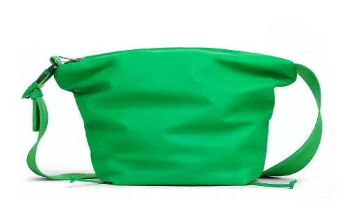 Bottega Veneta Solid Color Calfskin Shoulder Bag, Crossbody Bag Men's Green