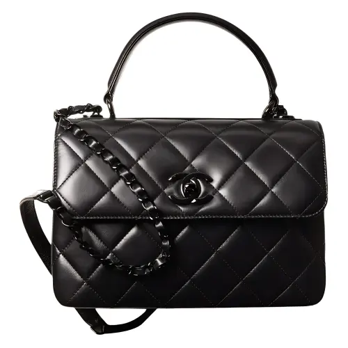 CHANEL Sheepskin Flap Bag, Shoulder Bag, Crossbody Bag, Handbag Women's Black