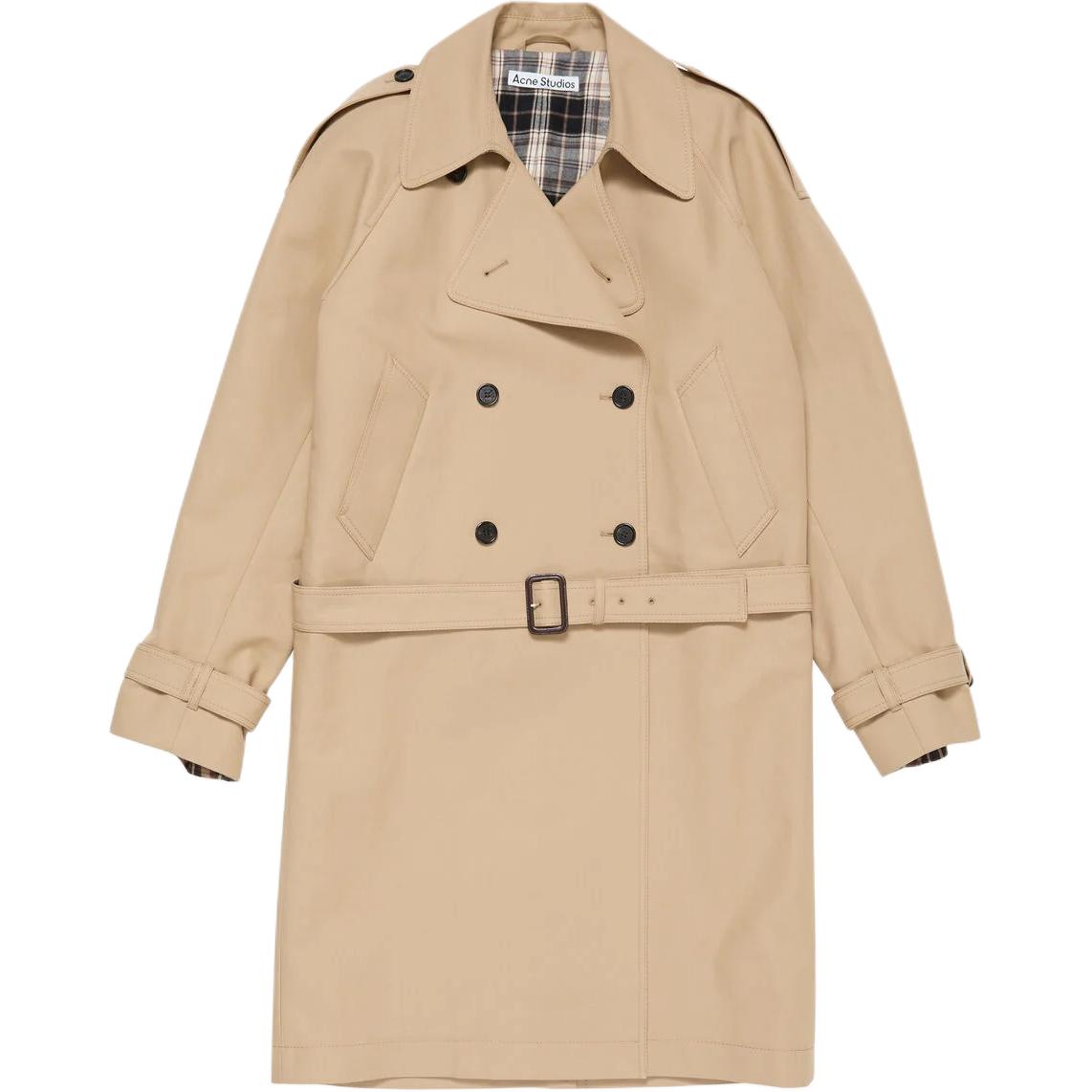 Плащ Acne Studios FW25 (бежевый)