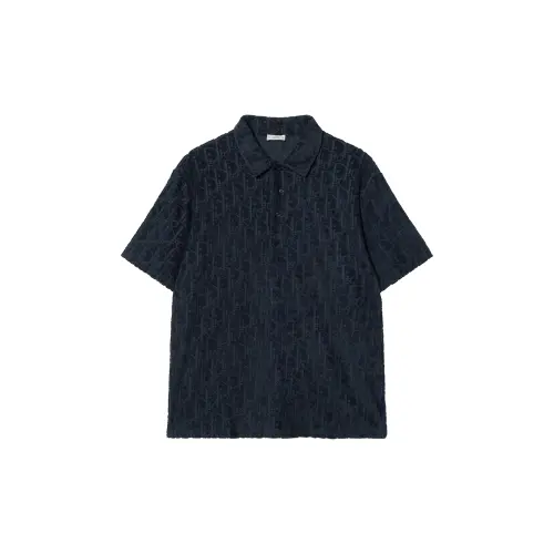 DIOR Polo Shirt Men's Marine Blue