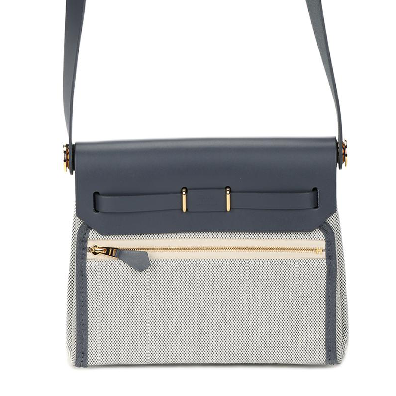 Сумка Hermes Herbag Zip 20 VikingHunter 20 (серо-бежевая) — фото 3