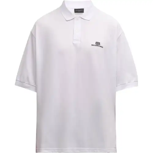 Balenciaga Men's Bb Classic Oversized Polo