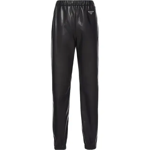 PRADA Casual Pants Women's Black Moderate Cuffed Pants