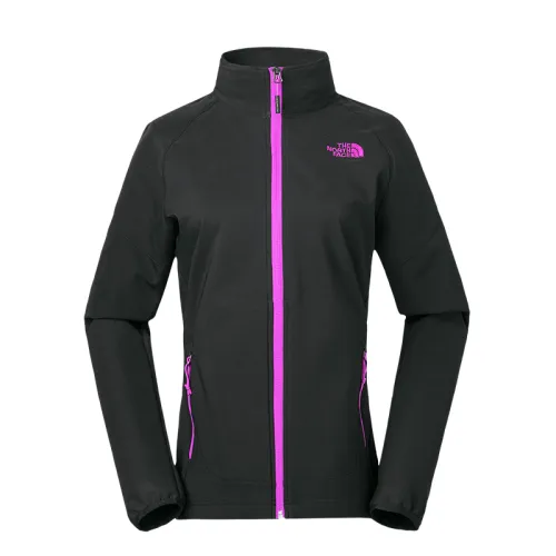 THE NORTH FACE Jackets Women's Black Stand Collar Moderate Soft Shell
