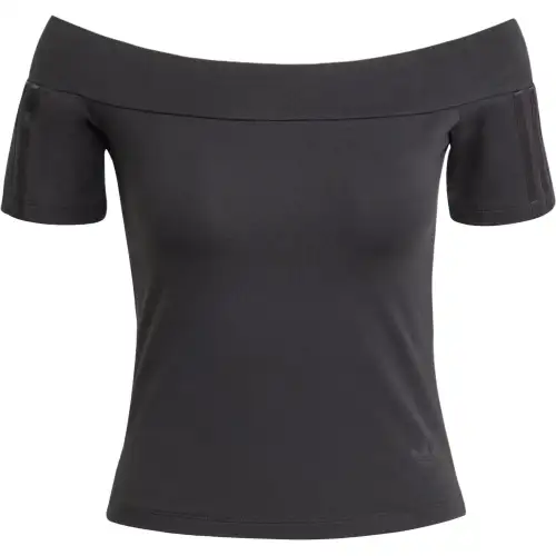 Adidas Adicolor off-shoulder T-shirt