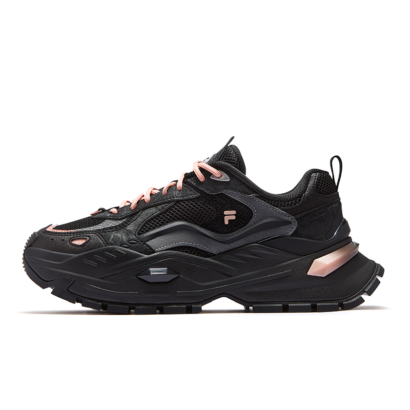 FILA FUSION BIANCO IV Candy Shoes 4 Low top Running Shoes Women’s Black Silver