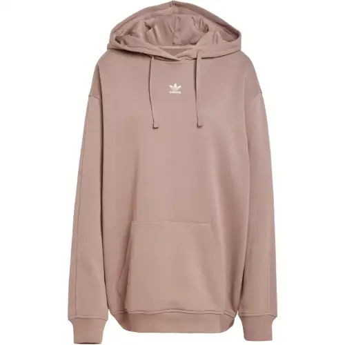 Adidas Essentials Loose French Terry Hoodie Trace Brown