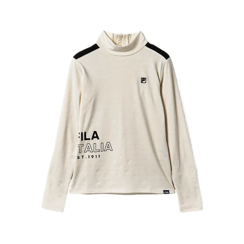 FILA Golf Collection Shirts Women's Beige Turtleneck Moderate