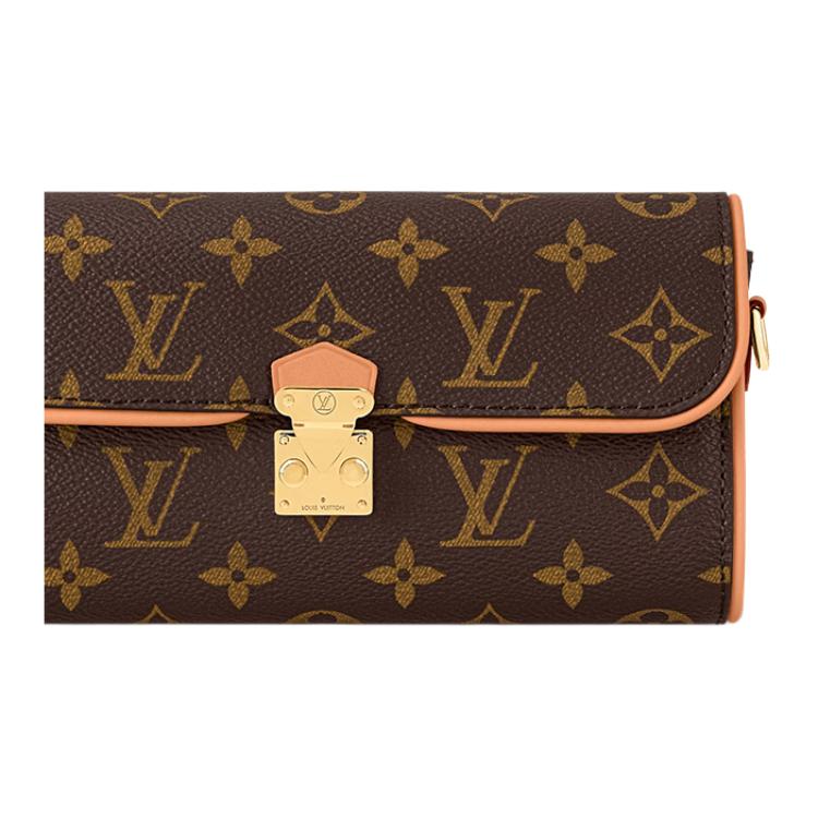 Женская сумка Louis Vuitton POCHETTE CAMILLE (коричневая) — фото 6