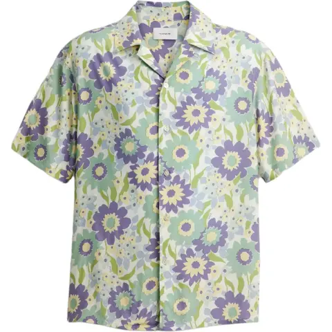COACH Shirt Men's Purple Flower