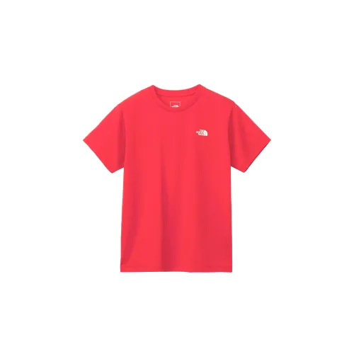 THE NORTH FACE T Shirts Women's Red Crew Neck Moderate
