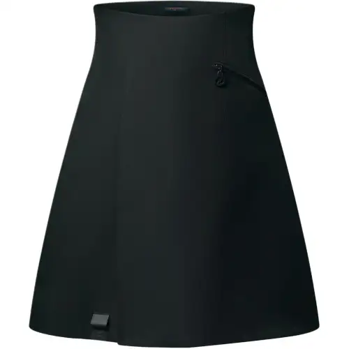 Lv Technical Gabardine Mini Skirt