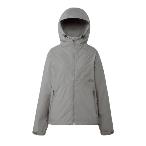 THE NORTH FACE Jackets Women's Light Gray Hooded Moderate Other