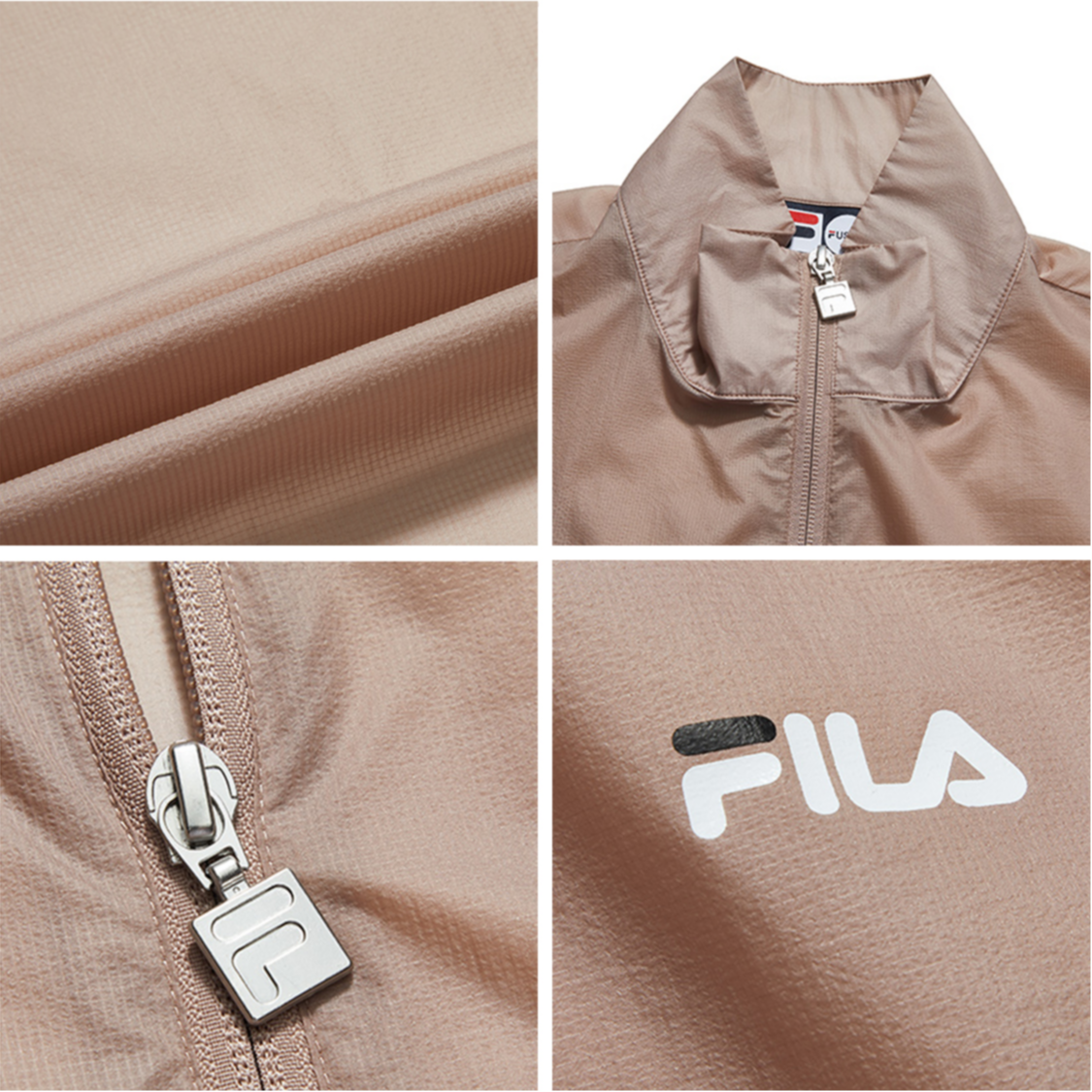 Женская куртка Fila Fusion (темно-розовая) — фото 2