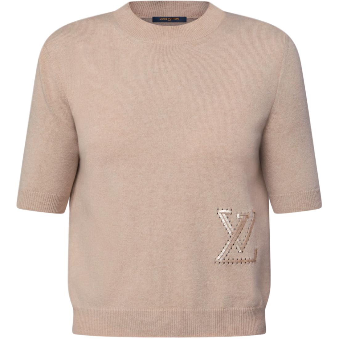 LOUIS VUITTON Sequin Signature Knit Top